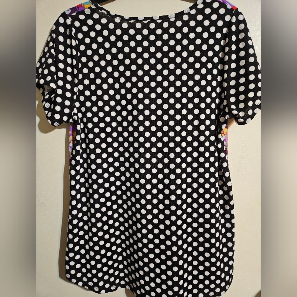 LuLaRoe Womens Multicolor Floral Blouse - Picture 2 of 4